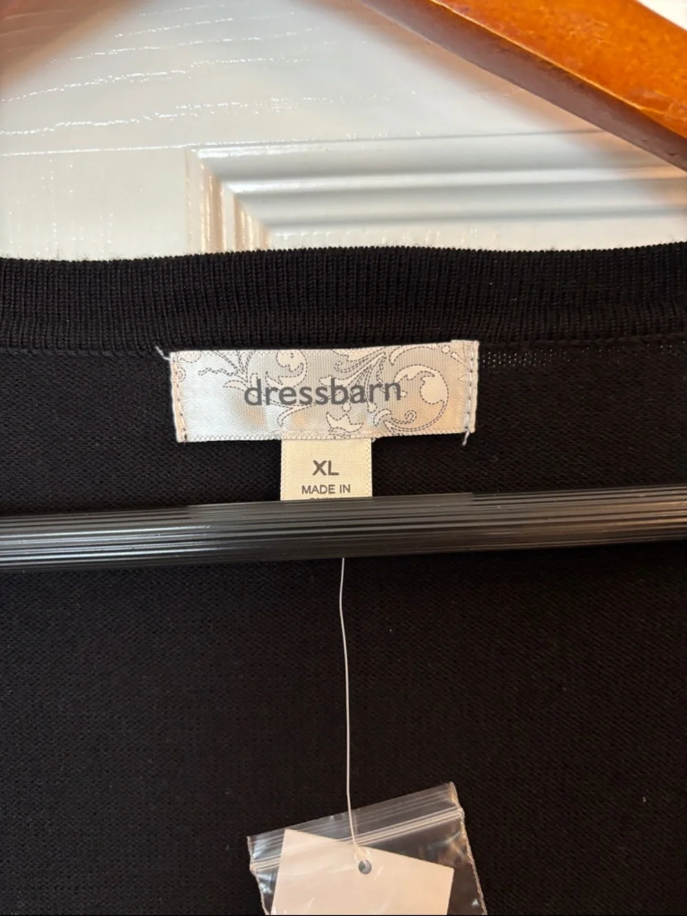 dressbarn Black Knit Cardigan - Picture 2 of 4